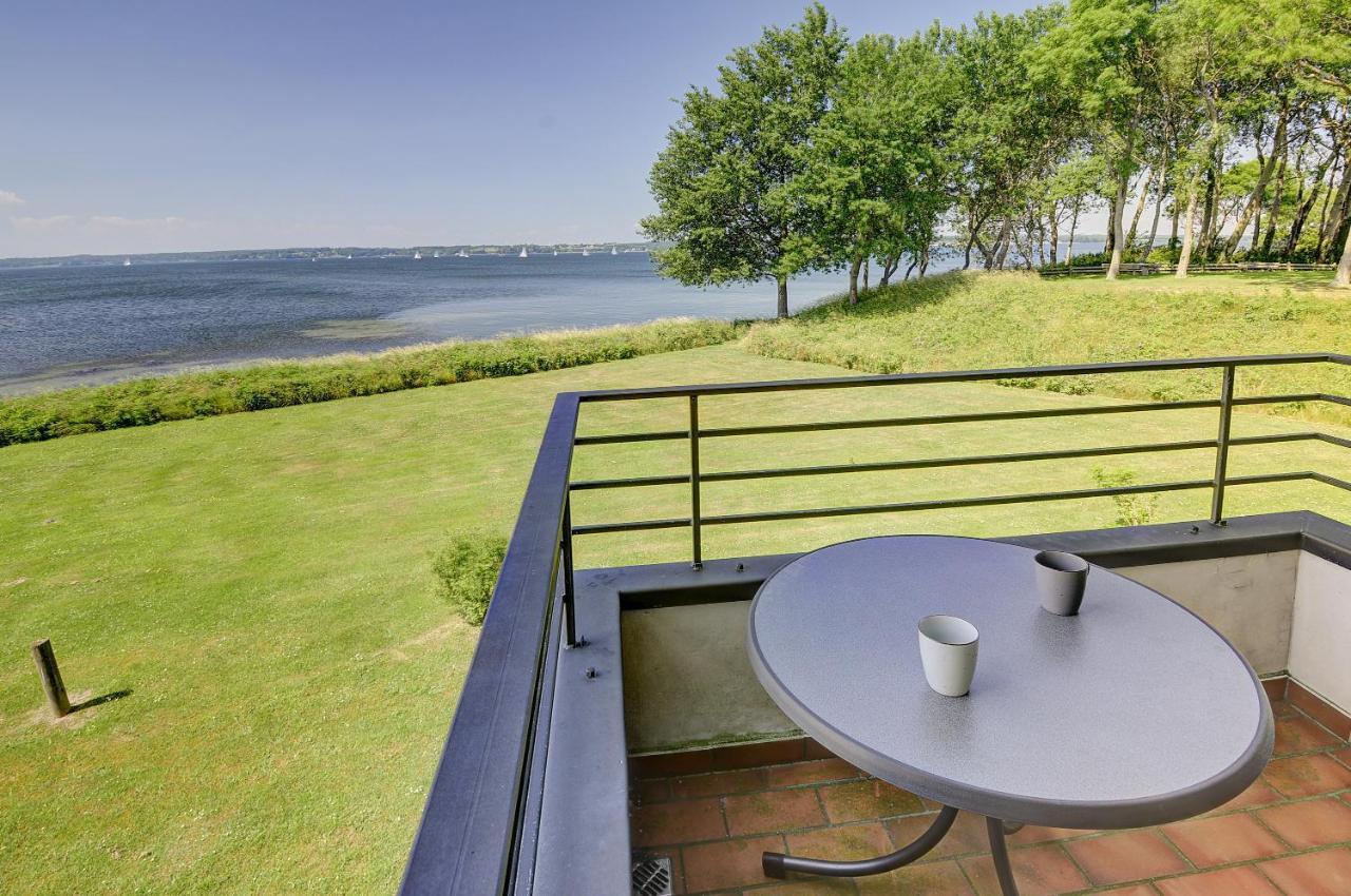 Fewo1846 - Fjordview - Komfortables Studioapartment Mit Balkon Und Meerblick Glücksburg Esterno foto